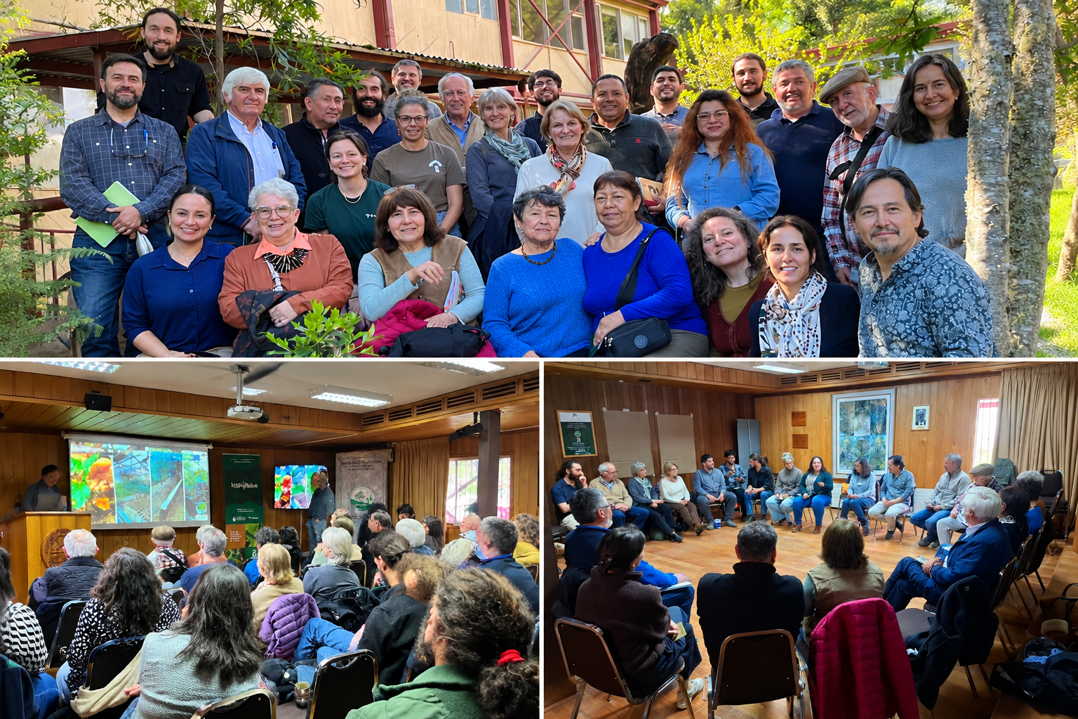 Collage de encuentro comunitario