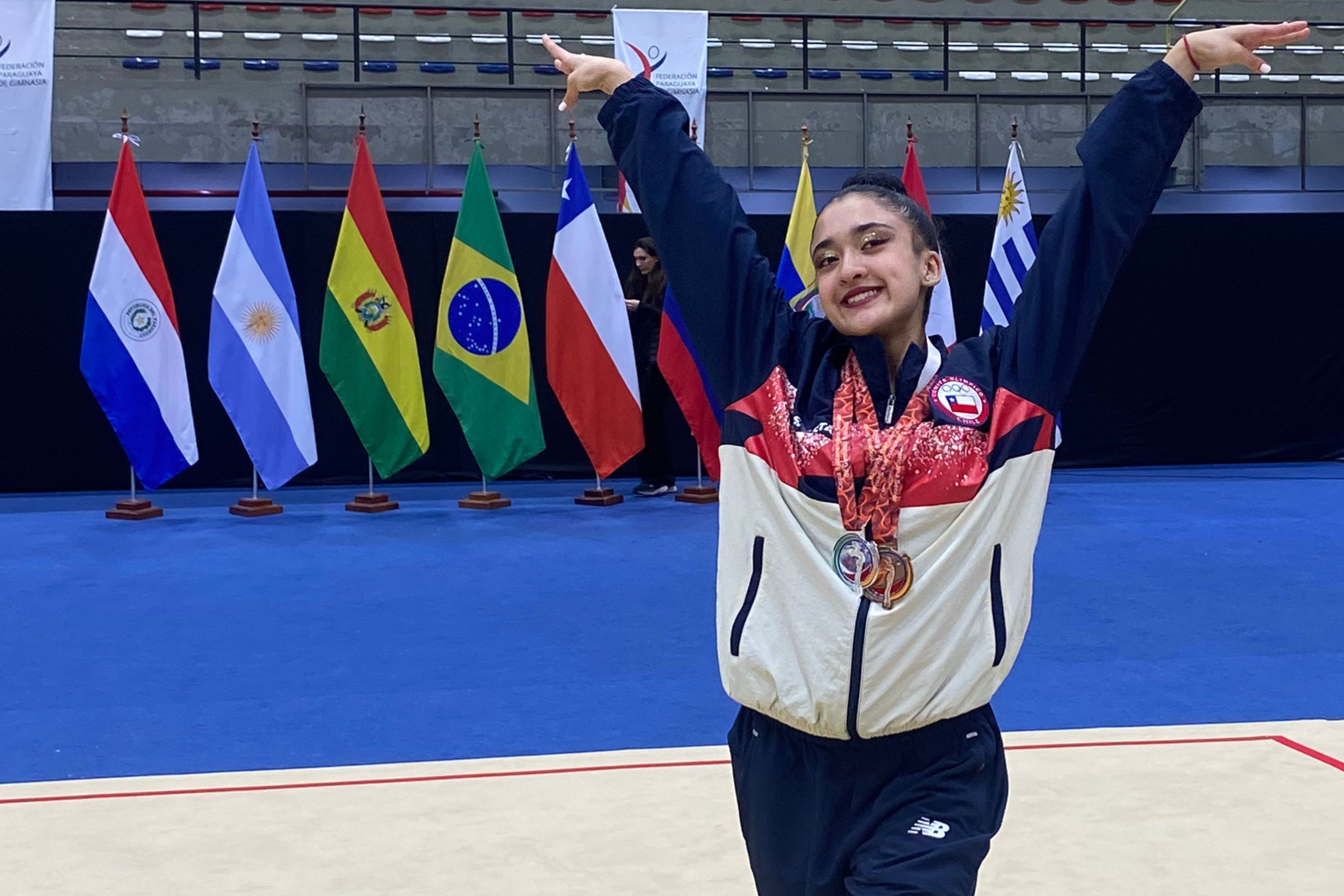 Francisca Benítez UACh gimnasia rítmica campeonas nacionales oct 2026